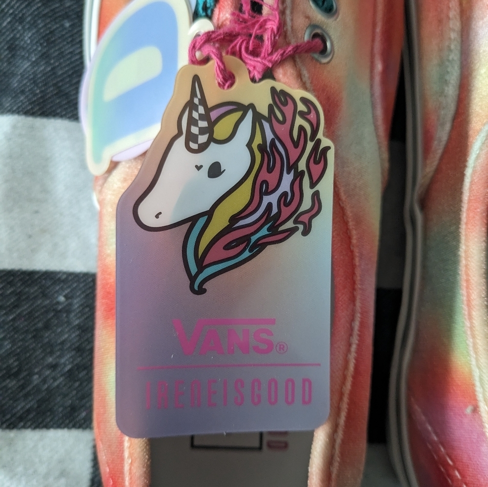 Vans Authentic 44 D Multicolor Felt Women 10.5 Irene Is Good Release 10/28/2022 - Picture 3 of 11